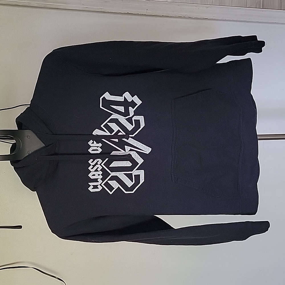 Unisex Port and Company " Class of 2024" Hoodie, Color Black, Size L